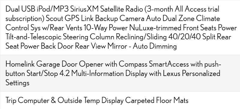 Lexus RX 350 FWD 2017