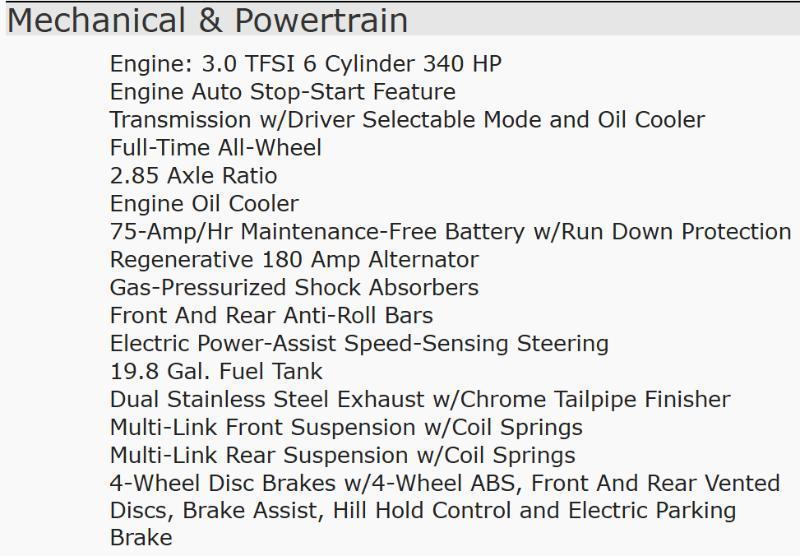 Audi A7 Prestige quattro 2018