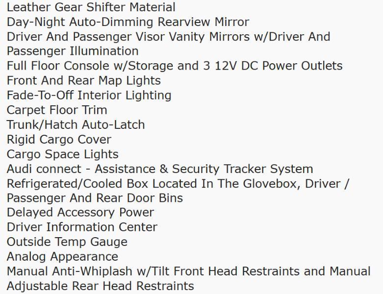 Audi A7 Prestige quattro 2018