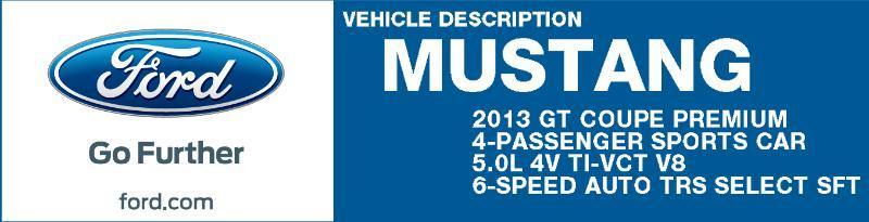 Ford Mustang GT Premium Coupe 2013