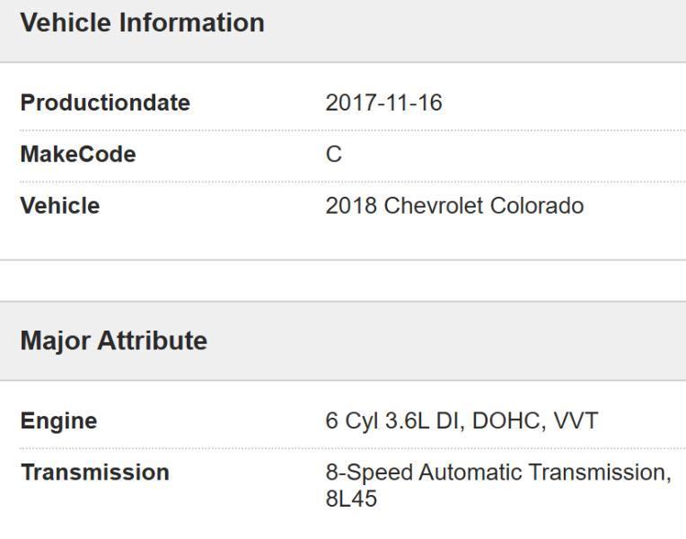 Chevrolet Colorado Z71 Crew Cab 4WD Long Box 2018