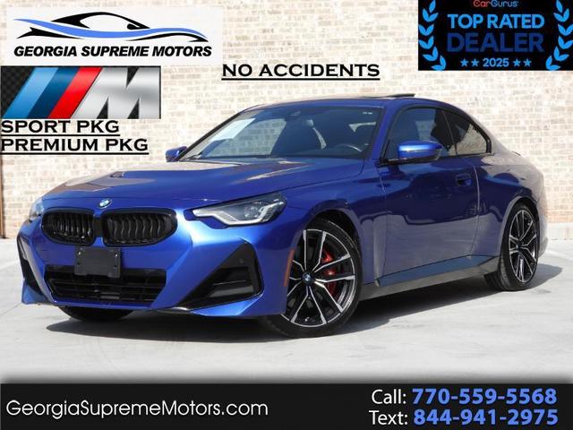Portimao Blue Metallic 2022 BMW 2 Series 230i Coupe RWD Coupe Rear-Wheel Drive Automatic