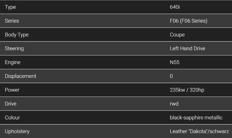 BMW 6-Series Gran Coupe  2015