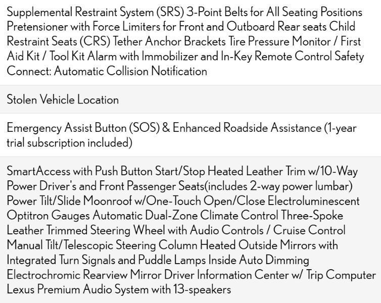Lexus IS IS 250 AWD 2012