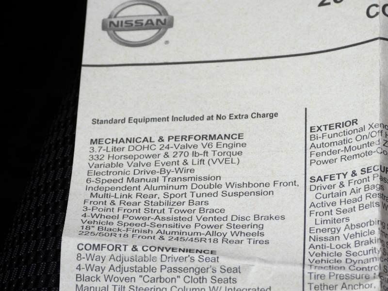 Nissan Z 370Z Coupe Touring 6MT 2017