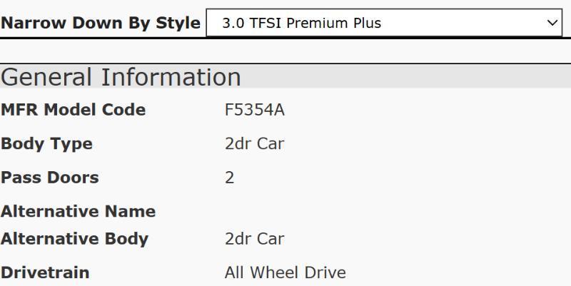 Audi S5 Premium Plus Coupe quattro 2018