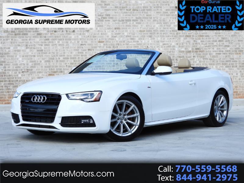 2016 Audi A5 2.0T Premium Plus Cabriolet quattro