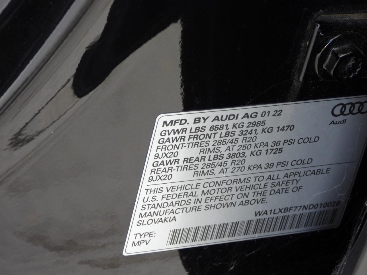 Audi Q7 Premium Plus 55 TFSI quattro 2022