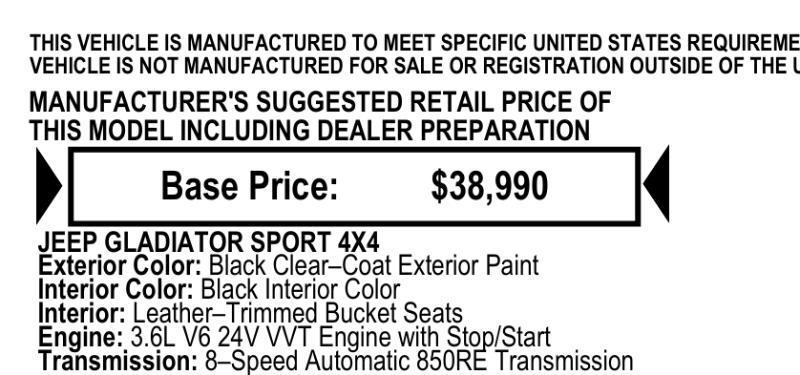 Jeep Gladiator Texas Trail 4x4 2023