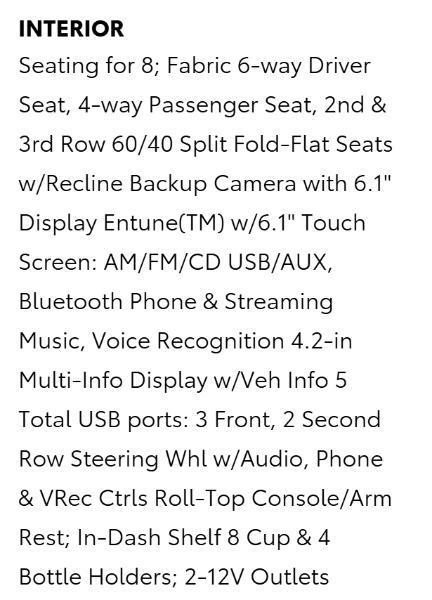 Toyota Highlander LE FWD I4 2017