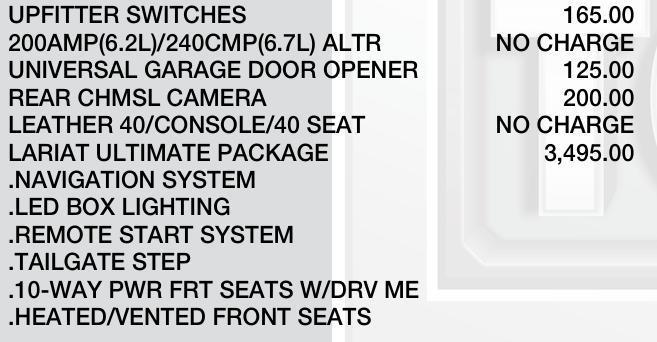 Ford F-250 SD Lariat Crew Cab 4WD 2020