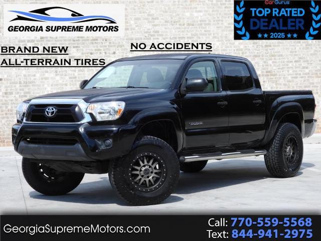 Black 2012 Toyota Tacoma PreRunner Double Cab SB Pickup Truck 4X2 Automatic