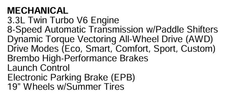 Kia Stinger GT AWD 2018