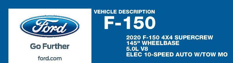 Ford F-150 XL SuperCrew 4WD 2020
