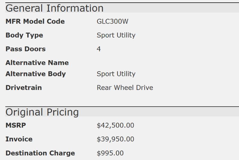Mercedes-Benz GLC-Class GLC300 2020