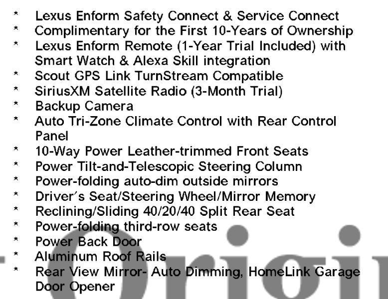 Lexus RX 350L AWD 2019