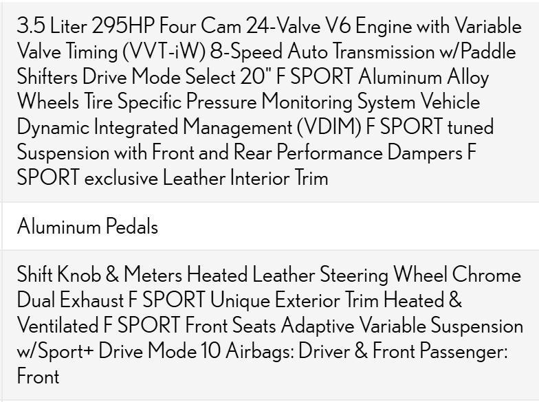 Lexus RX 350 F SPORT 2017