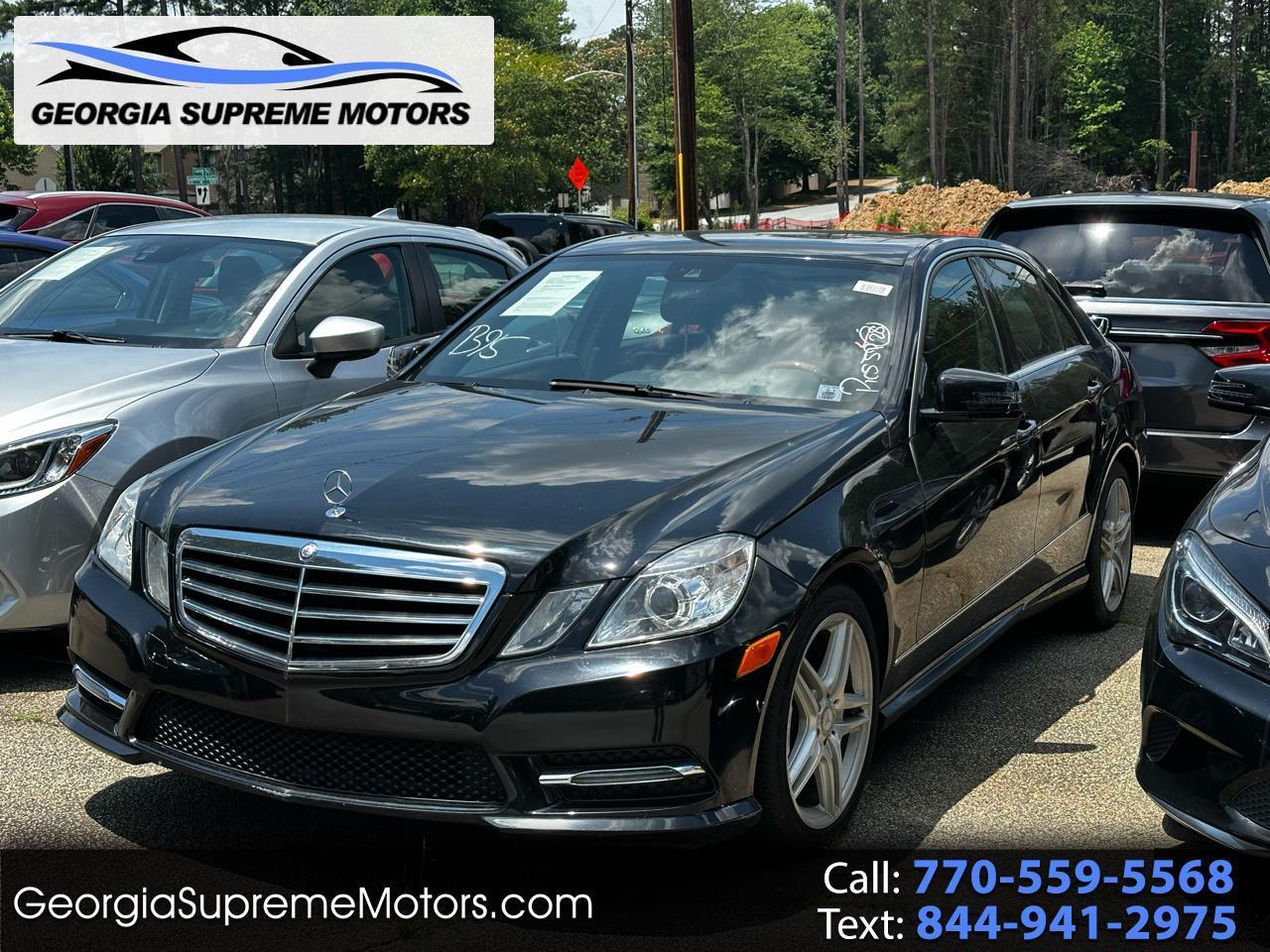 Mercedes-Benz E-Class E350 Sport Sedan 2013