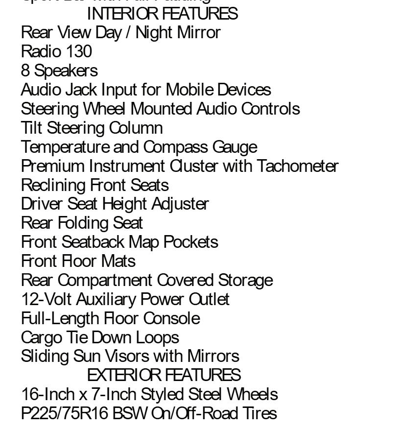 Jeep Wrangler Sport 4WD 2017