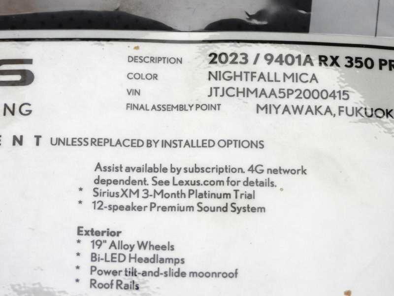 Lexus RX 350 Premium 2023