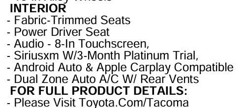 Toyota Tacoma SR5 Double Cab Long Bed V6 6AT 2WD 2022