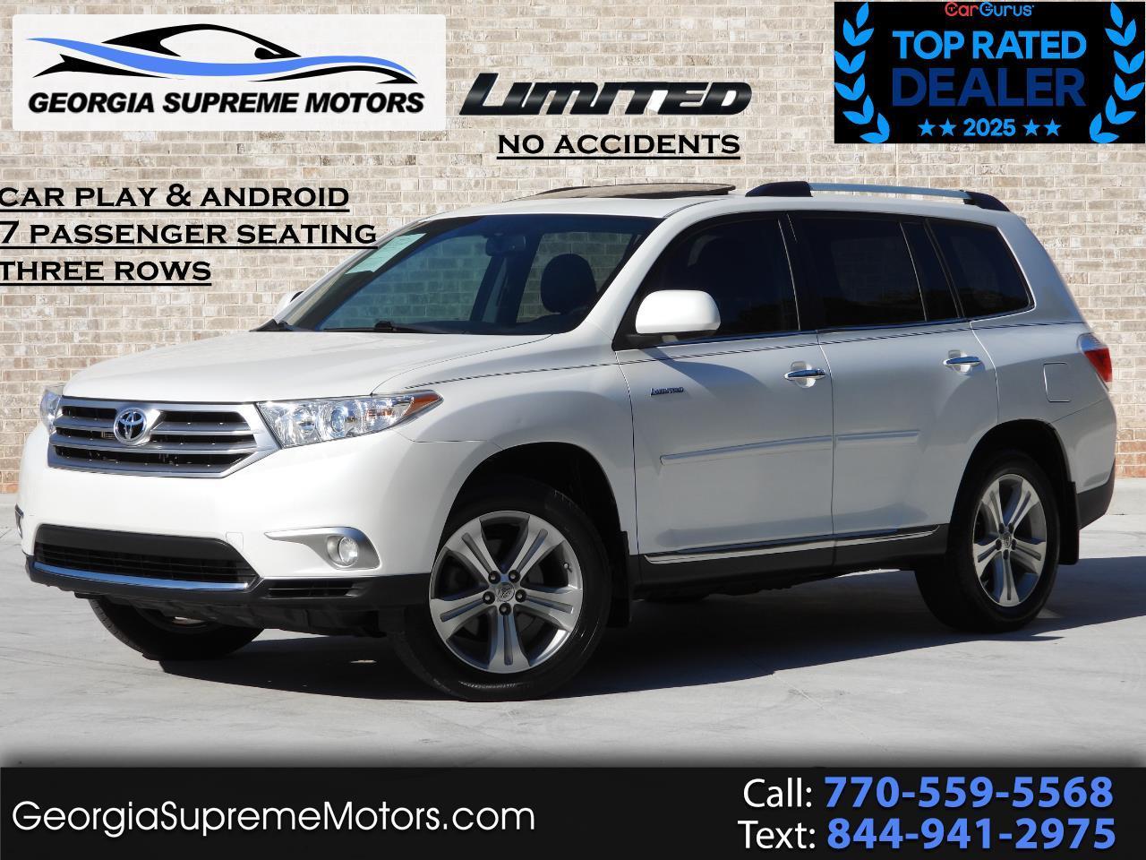 Toyota Highlander Limited 2WD 2013