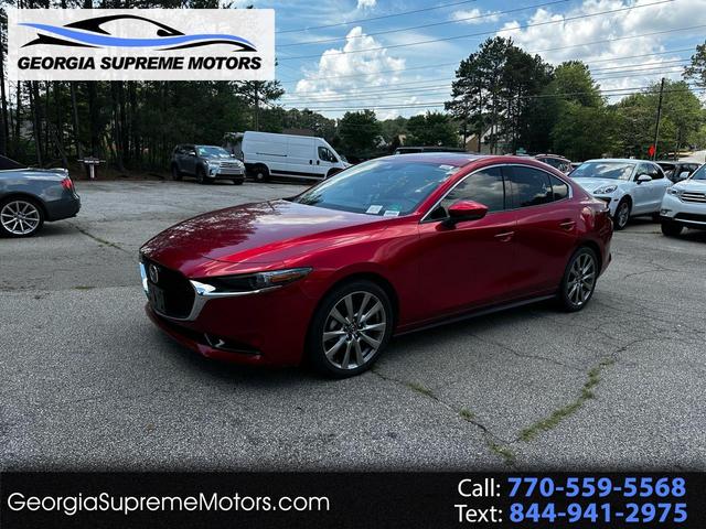 Red 2021 Mazda MAZDA3 Premium Sedan FWD Sedan Front-Wheel Drive Automatic