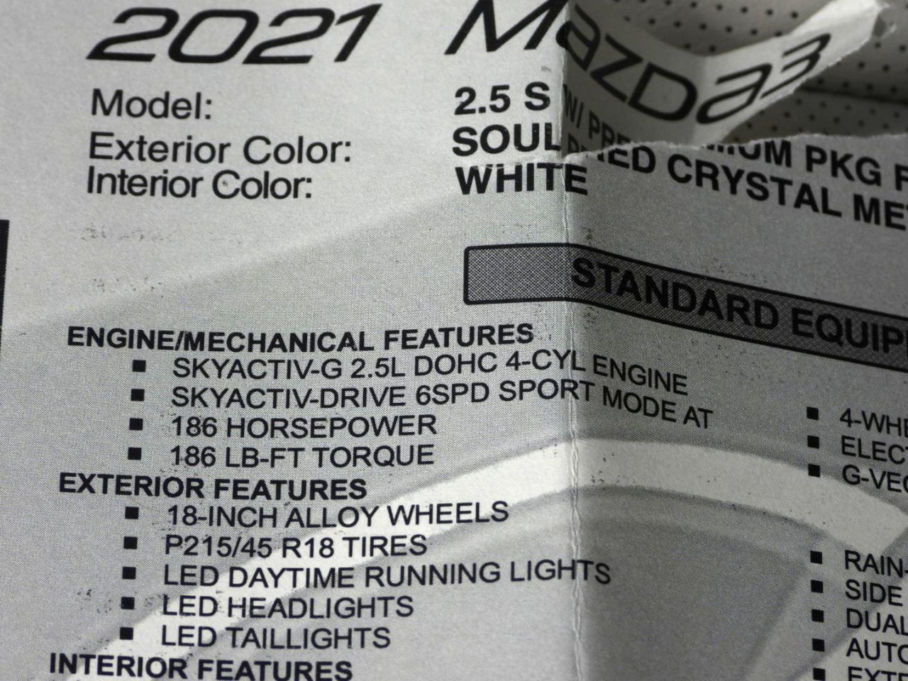 Mazda MAZDA3 Preferred 2021