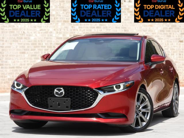 Red 2021 Mazda MAZDA3 Sedan Front-Wheel Drive Automatic