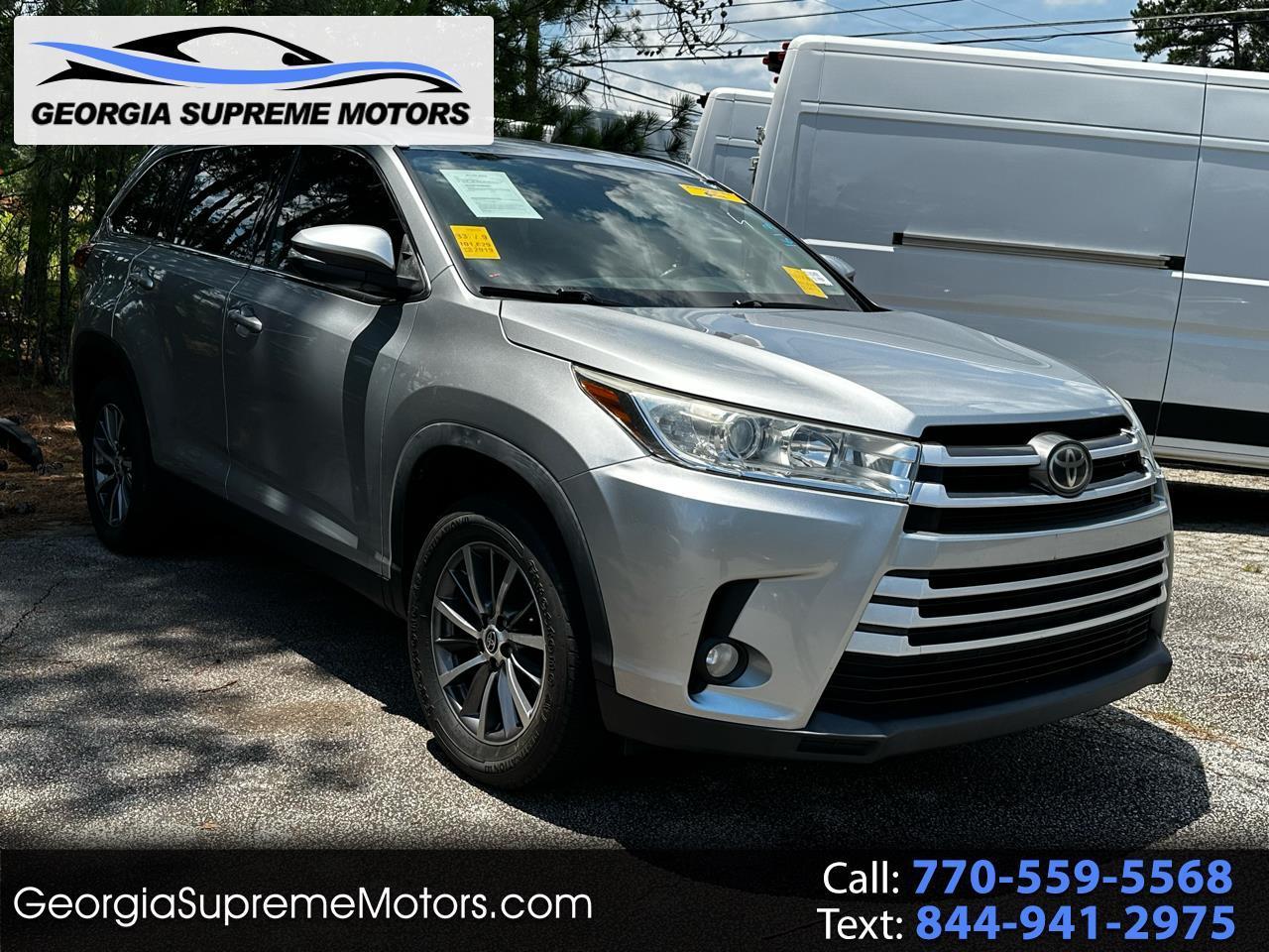 Toyota Highlander XLE FWD V6 2019
