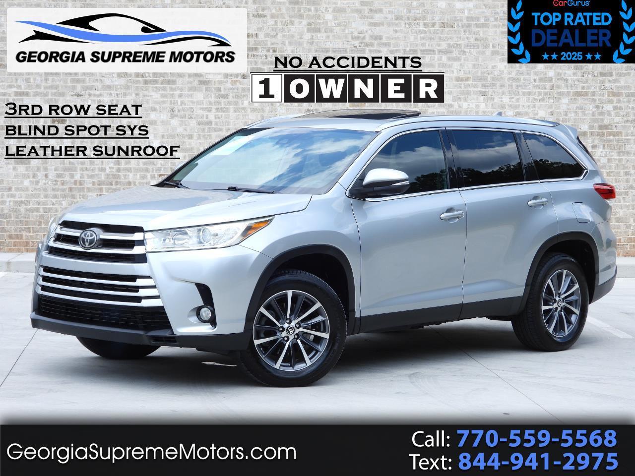 Toyota Highlander XLE FWD V6 2019