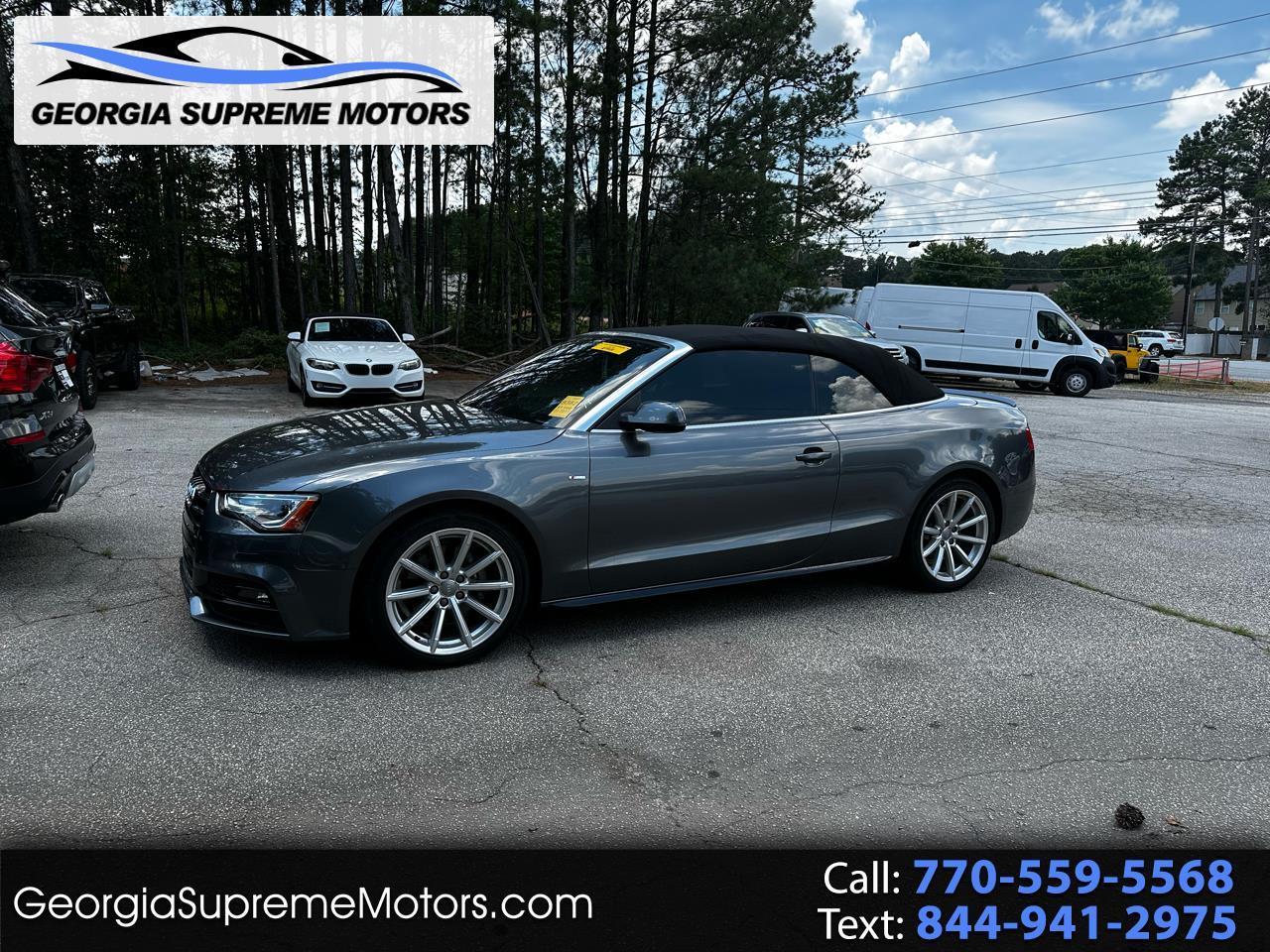 2017 Audi A5 Sport 2D Cabrio Qtro 2.0T