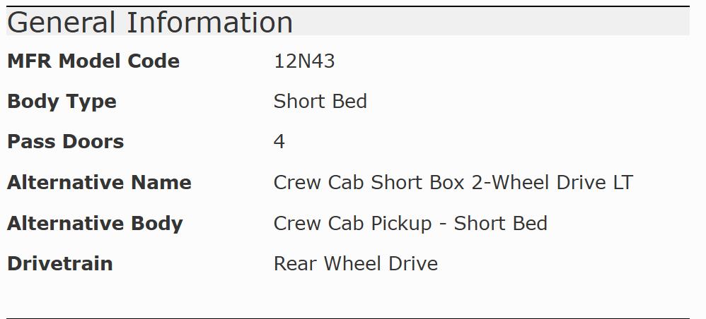 Chevrolet Colorado LT Crew Cab 2WD Long Box 2021