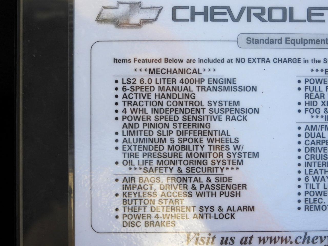 Chevrolet Corvette Convertible 2006