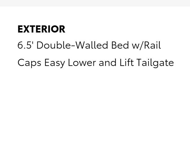 Toyota Tundra SR5 5.7L V8 Double Cab 2WD 2019