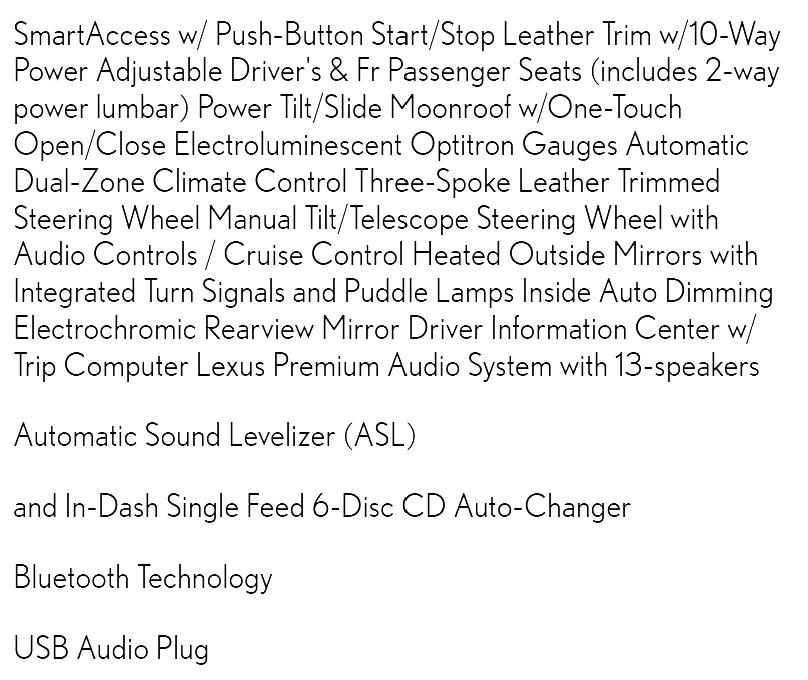 Lexus IS 250 RWD 2011