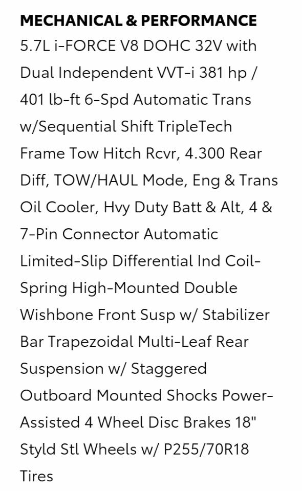 Toyota Tundra SR5 5.7L V8 CrewMax 2WD 2014