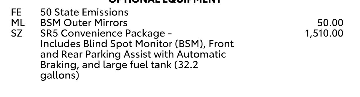 Toyota Tundra SR5 CrewMax 4WD 2024