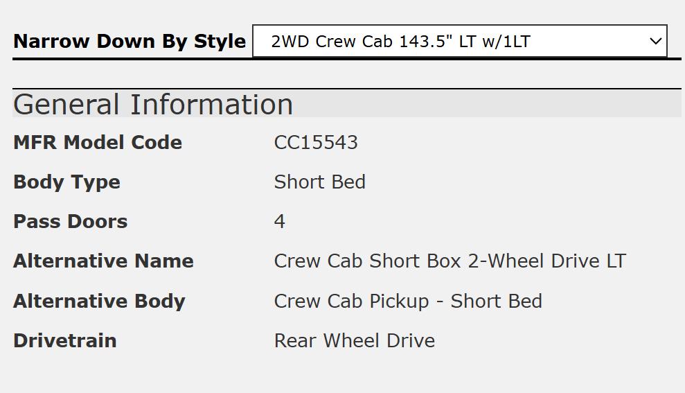Chevrolet Silverado 1500 LT Crew Cab 2WD 2017