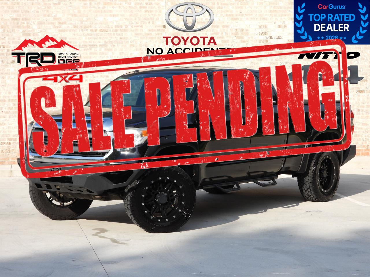 Black 2015 Toyota Tundra Pickup Truck Four-Wheel Drive Automatic