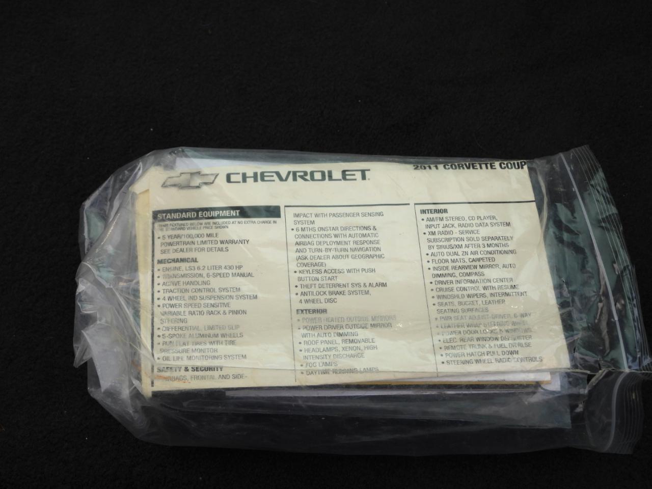 Chevrolet Corvette Preferred Coupe 2LT 2011