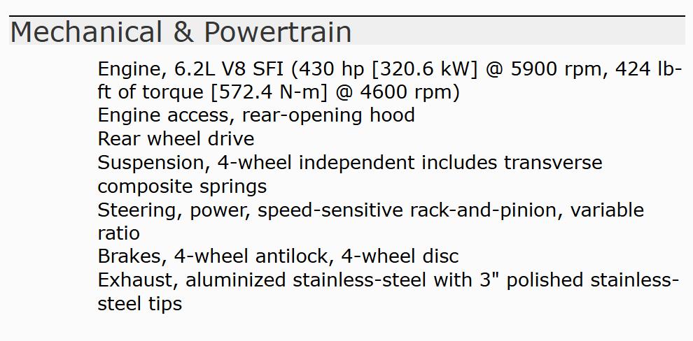 Chevrolet Corvette Preferred Coupe 2LT 2011