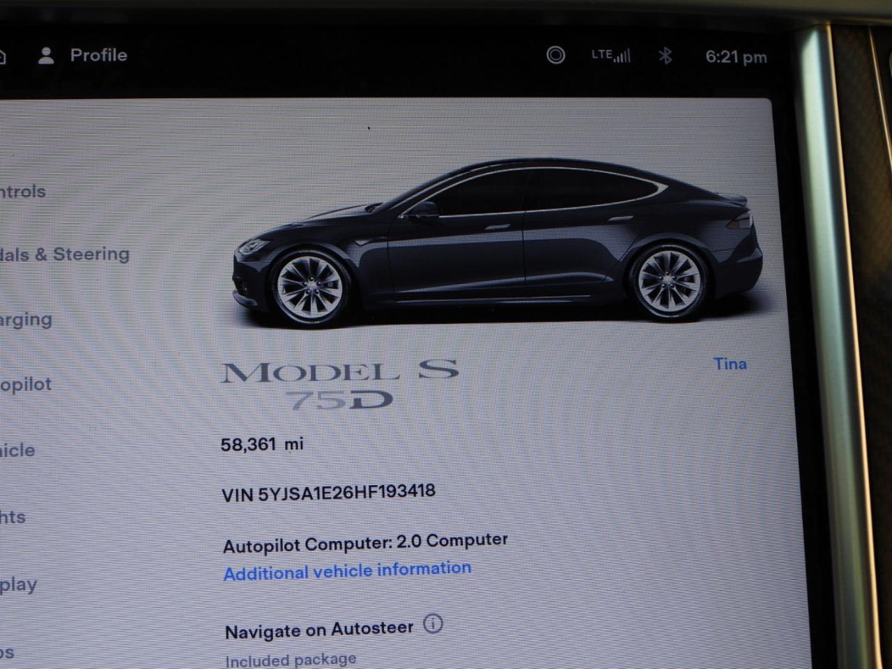 Tesla Model S 75D AWD 2017