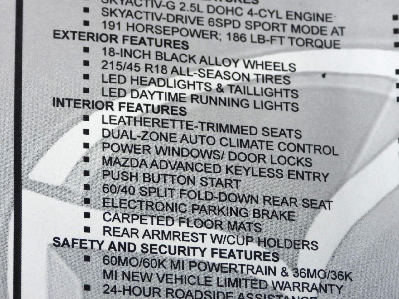 Mazda MAZDA3 2.5 S Select Sport 2024