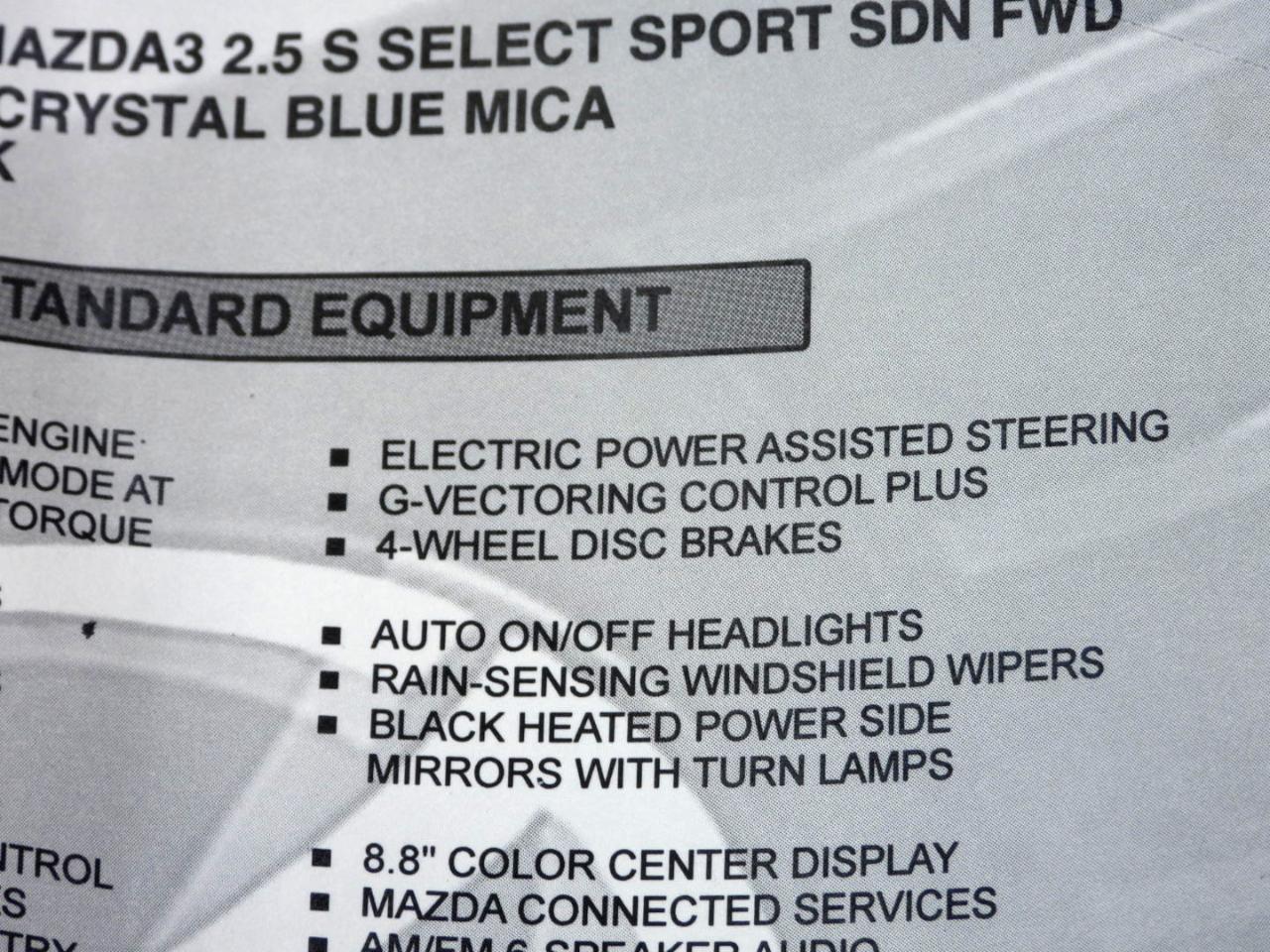 Mazda MAZDA3 2.5 S Select Sport 2024