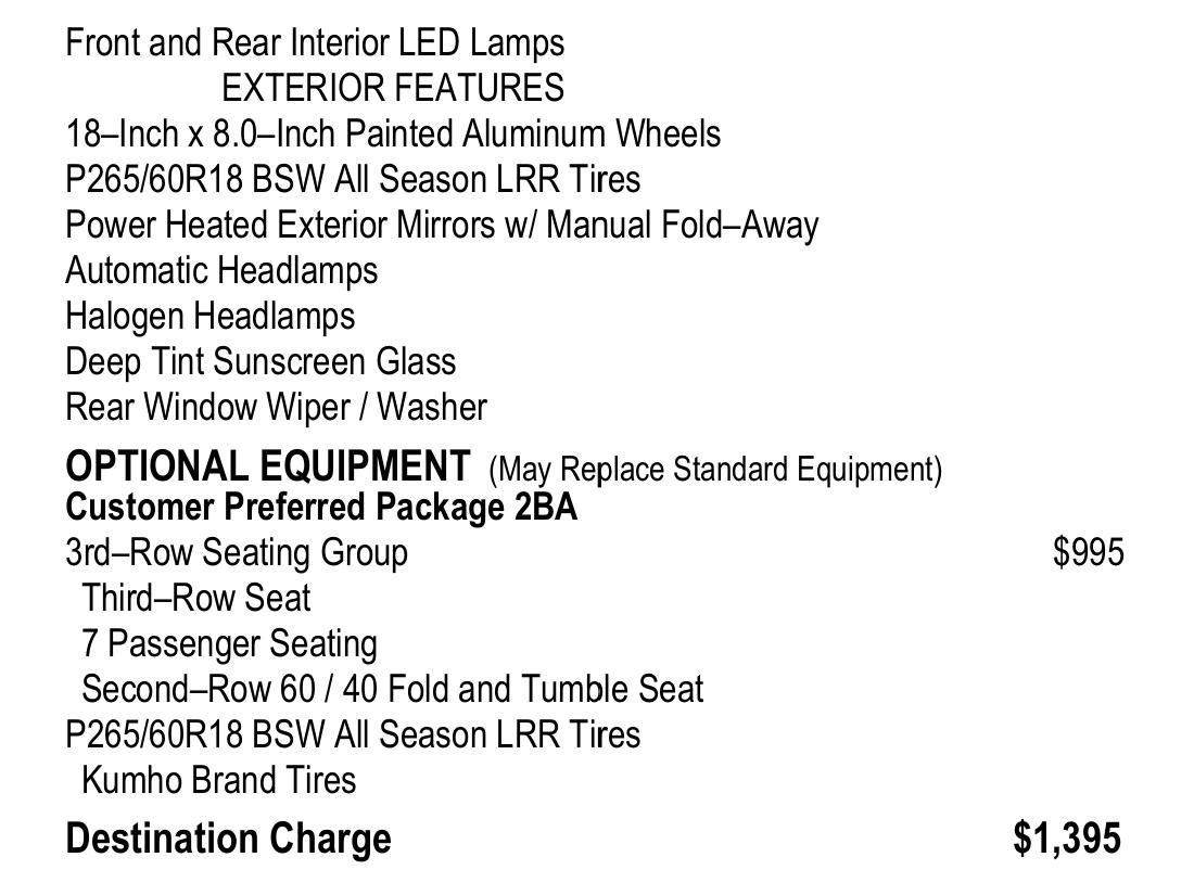 Dodge Durango SXT RWD 2018