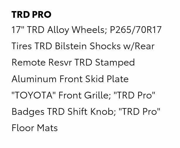 Toyota 4Runner TRD PRO 4WD 2018