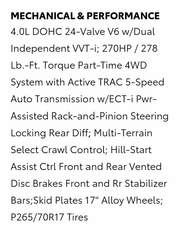 Toyota 4Runner TRD Off-road Premium 4WD 2018