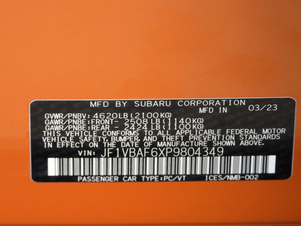 Subaru WRX photo 123