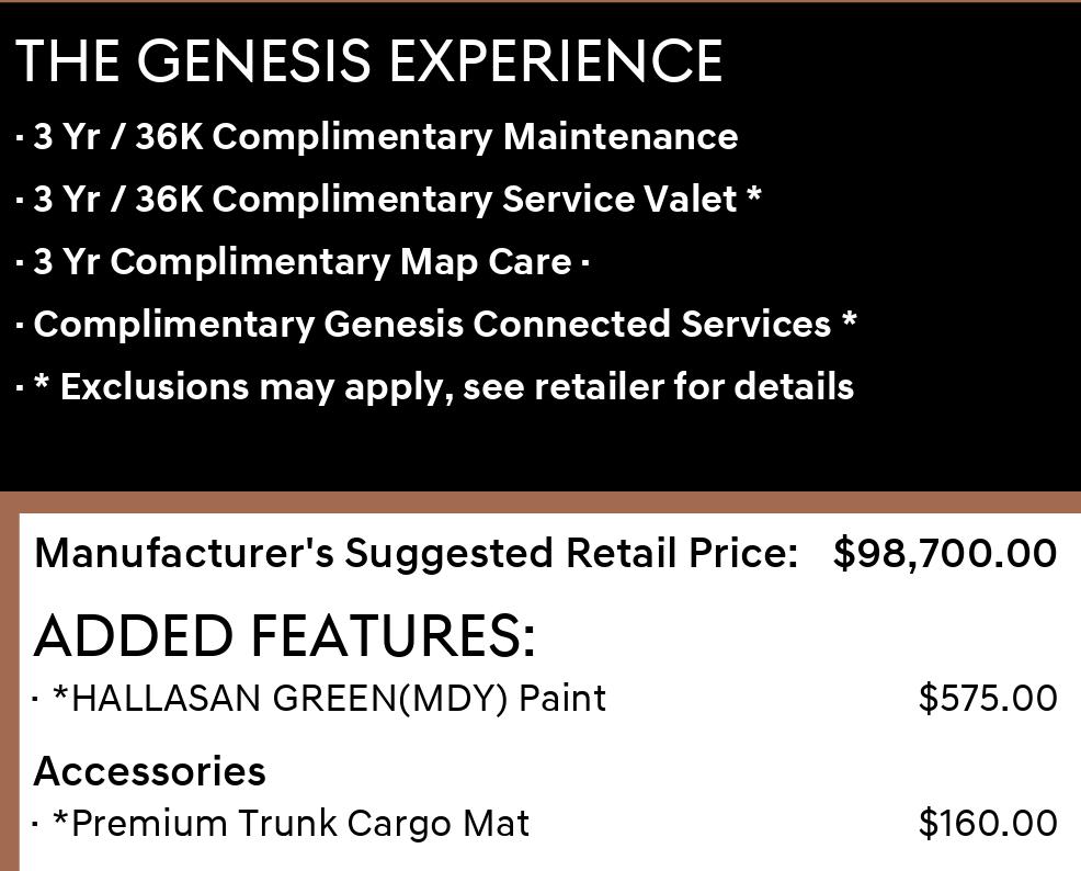 Genesis G90 3.5T e-Supercharger 2023
